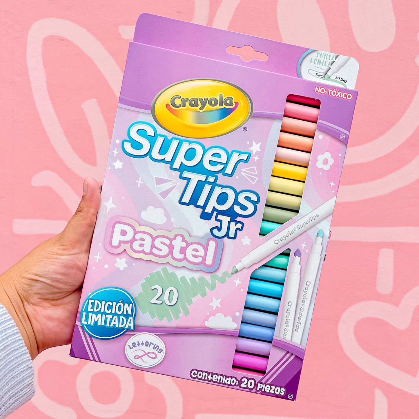 Crayola SuperTips Pastel 20 pzs