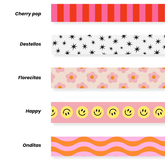 Cinta decorativa “washi tape”