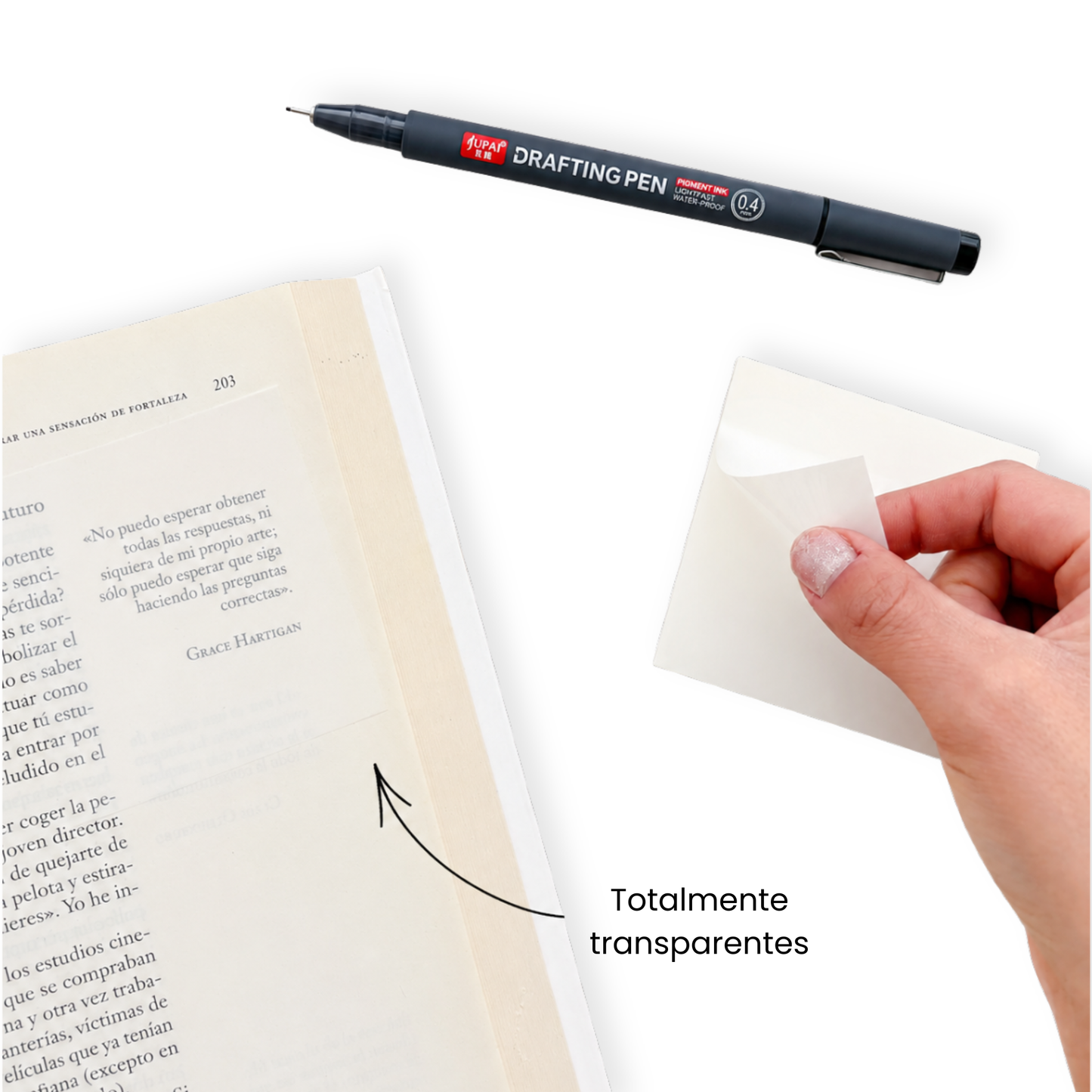 Post it transparente