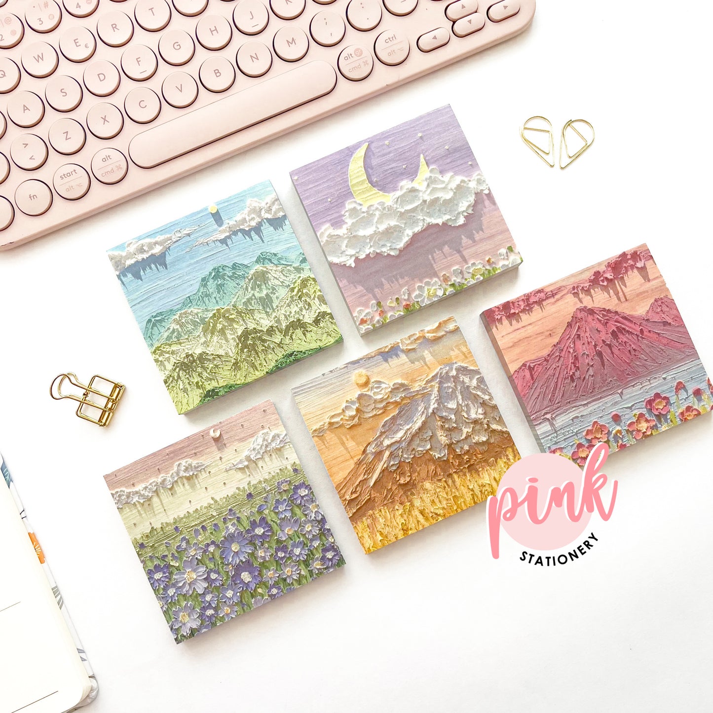 Post It Paisaje Óleo