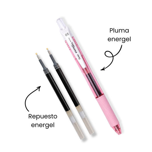 Pluma Pentel Energel “Repuestos” 0,5mm