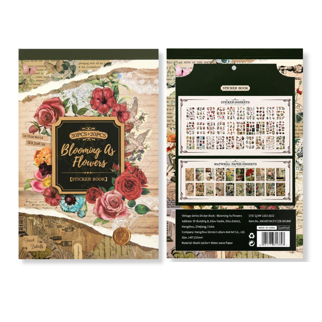 Libro Stickers Vintage