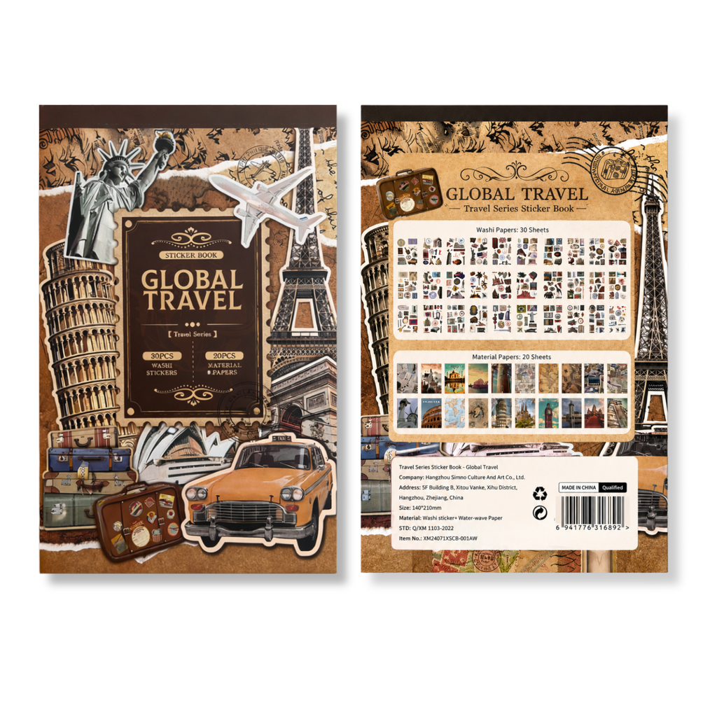 Libro Stickers Vintage