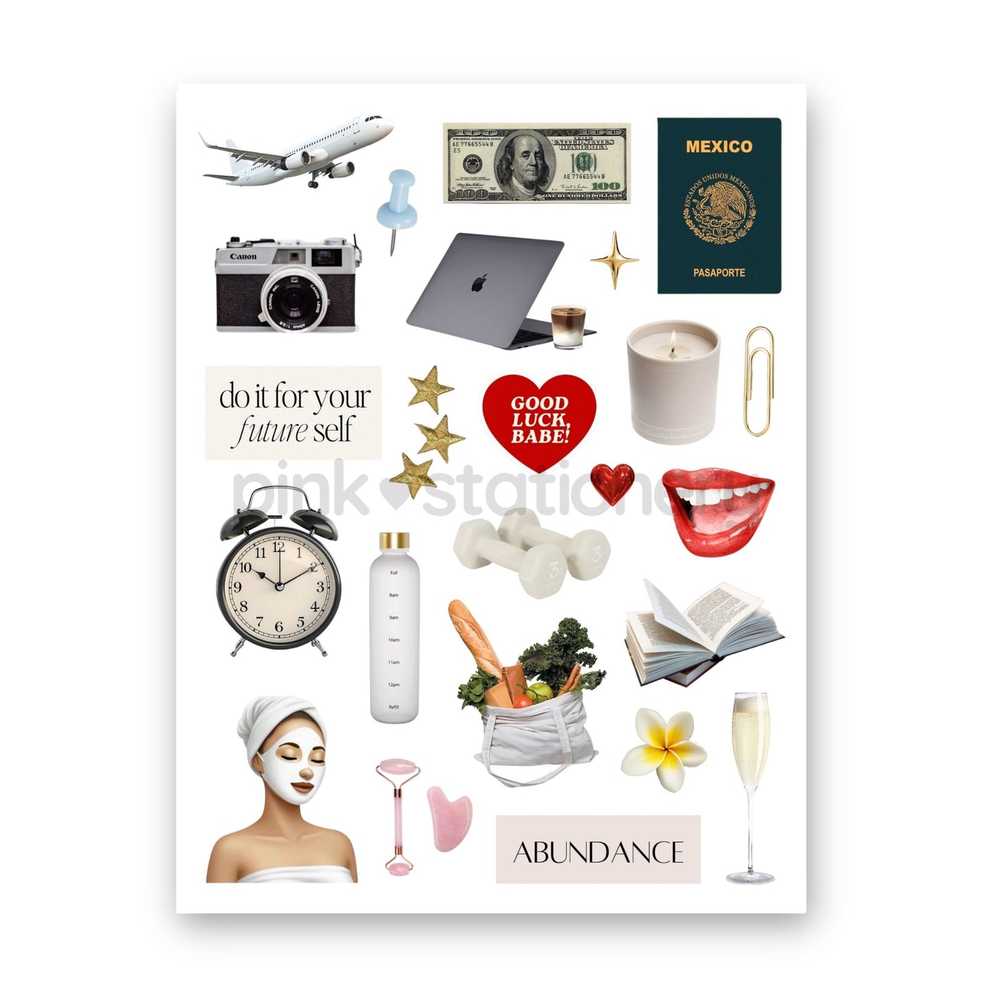 Planilla de Stickers