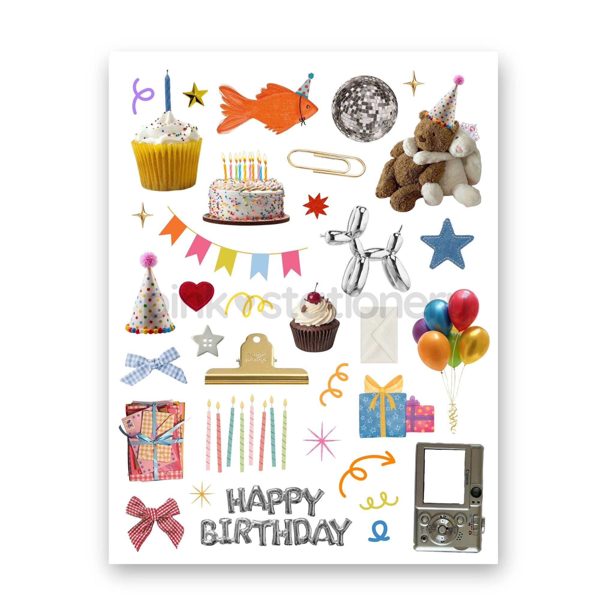 Planilla de Stickers (waterproof)