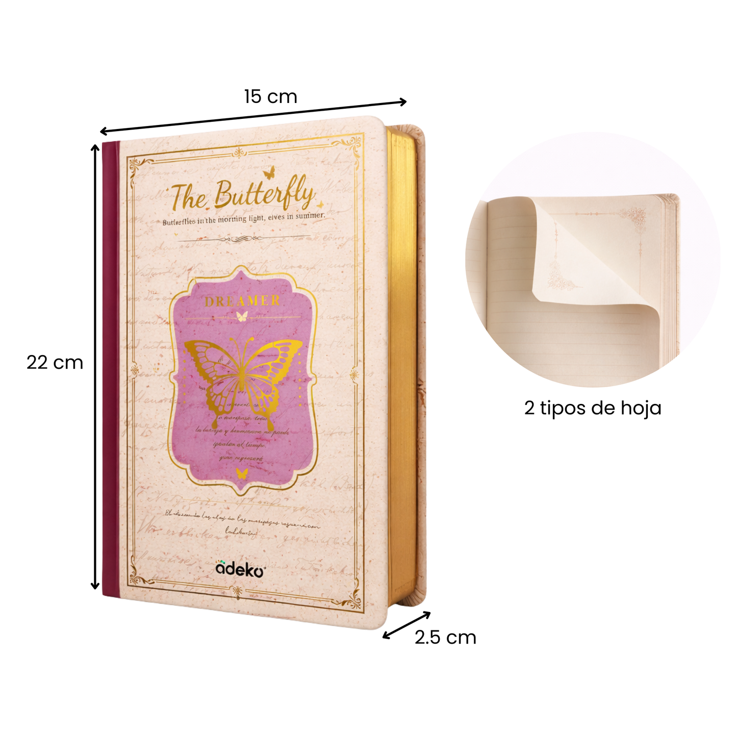 Libreta Butterfly