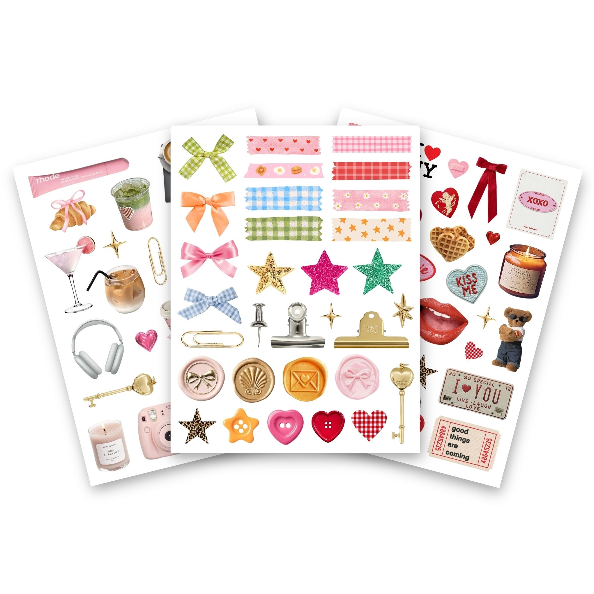 Planilla de Stickers (waterproof)