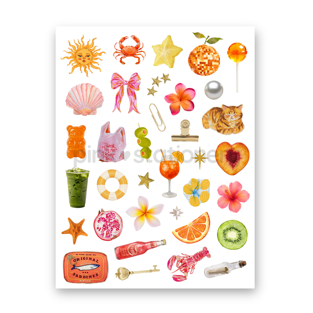 Planilla de Stickers (waterproof)