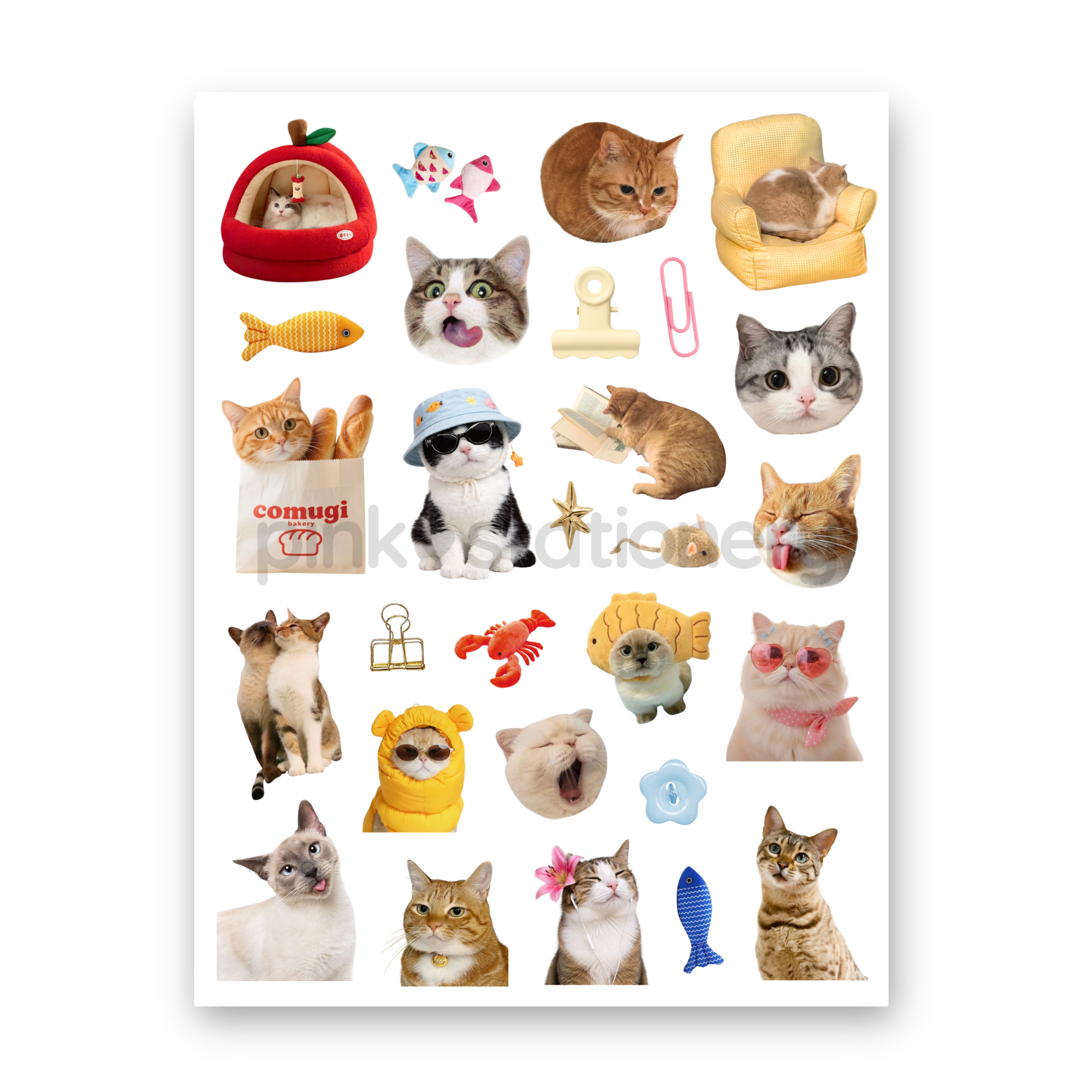 Planilla de Stickers (waterproof)