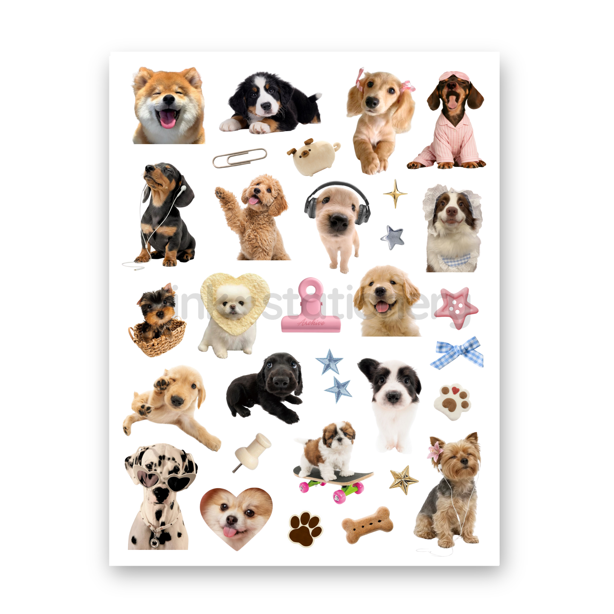 Planilla de Stickers (waterproof)
