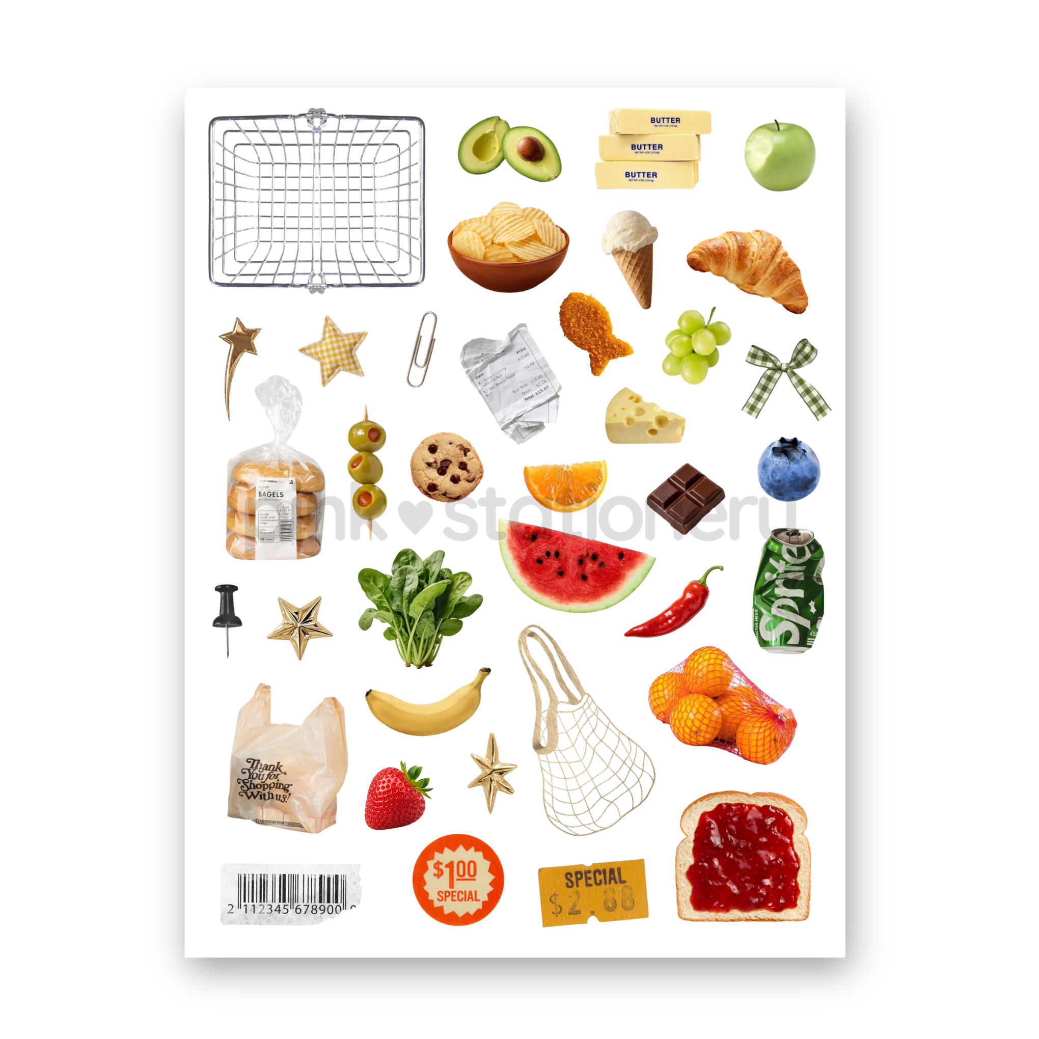 Planilla de Stickers (waterproof)