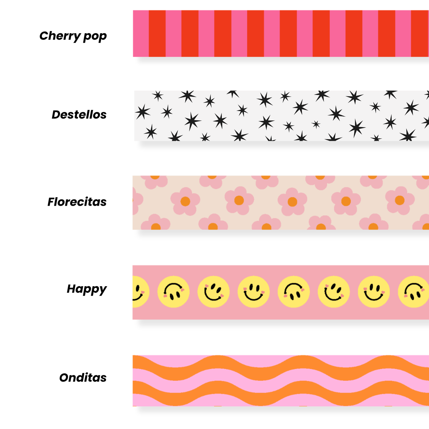 Cinta decorativa “washi tape”