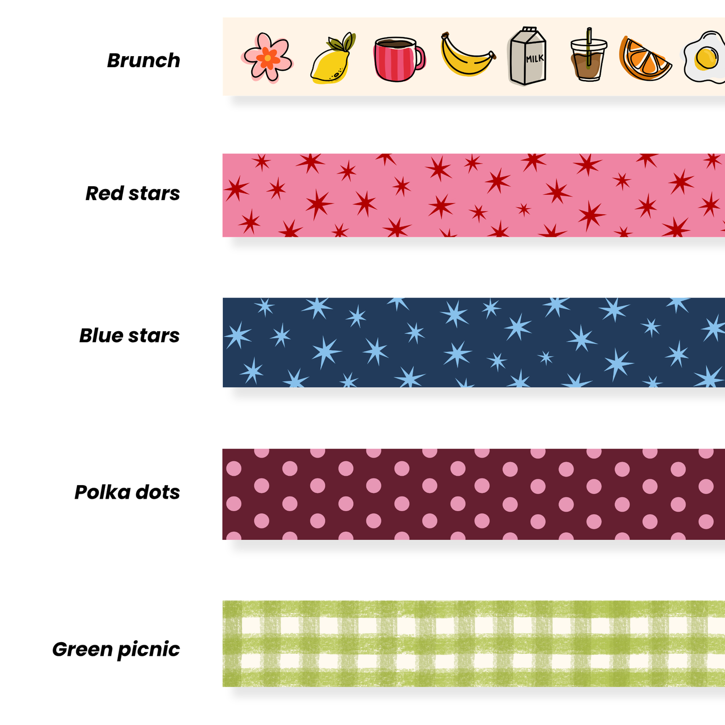 Cinta decorativa “washi tape”