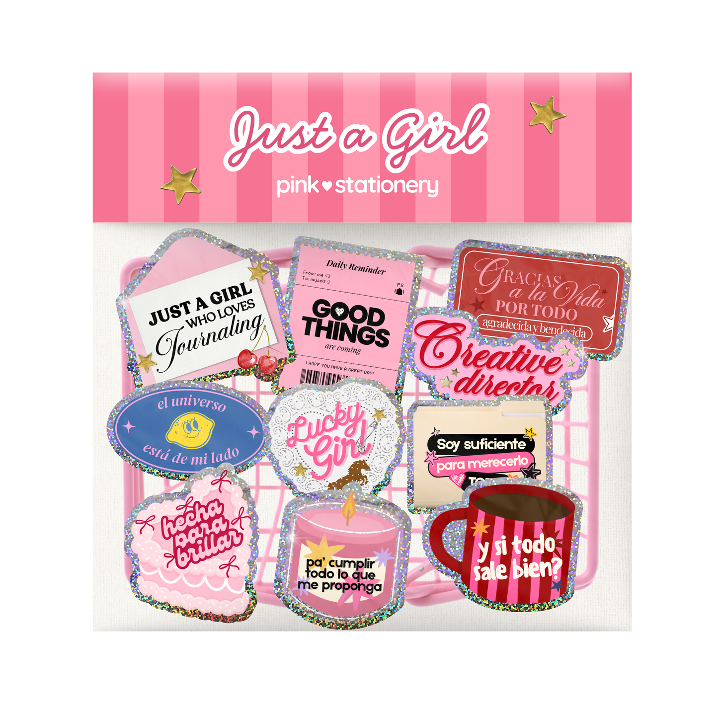 Sticker Pack "Just a Girl"