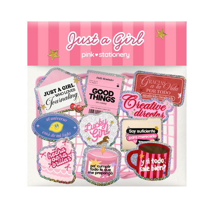 Sticker Pack "Just a Girl"