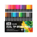 Plumones Dual Tip Brush