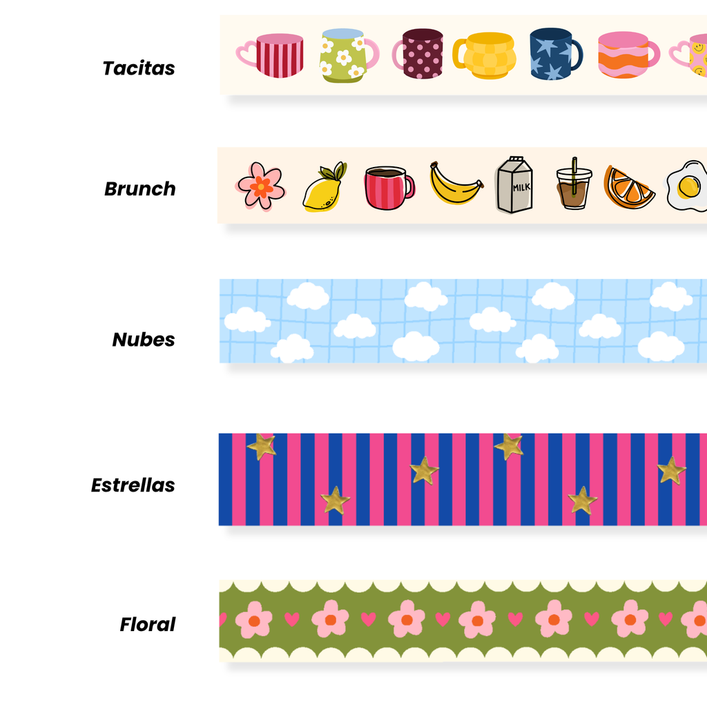 Cinta decorativa “washi tape”