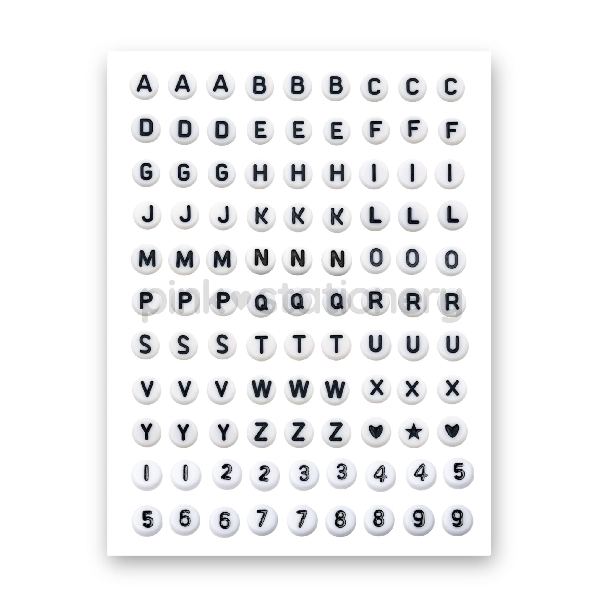 Planilla de Stickers (waterproof)