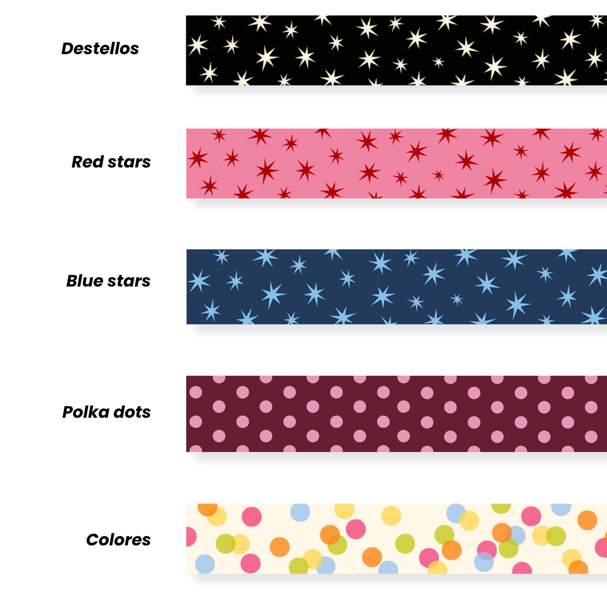 Cinta decorativa “washi tape”