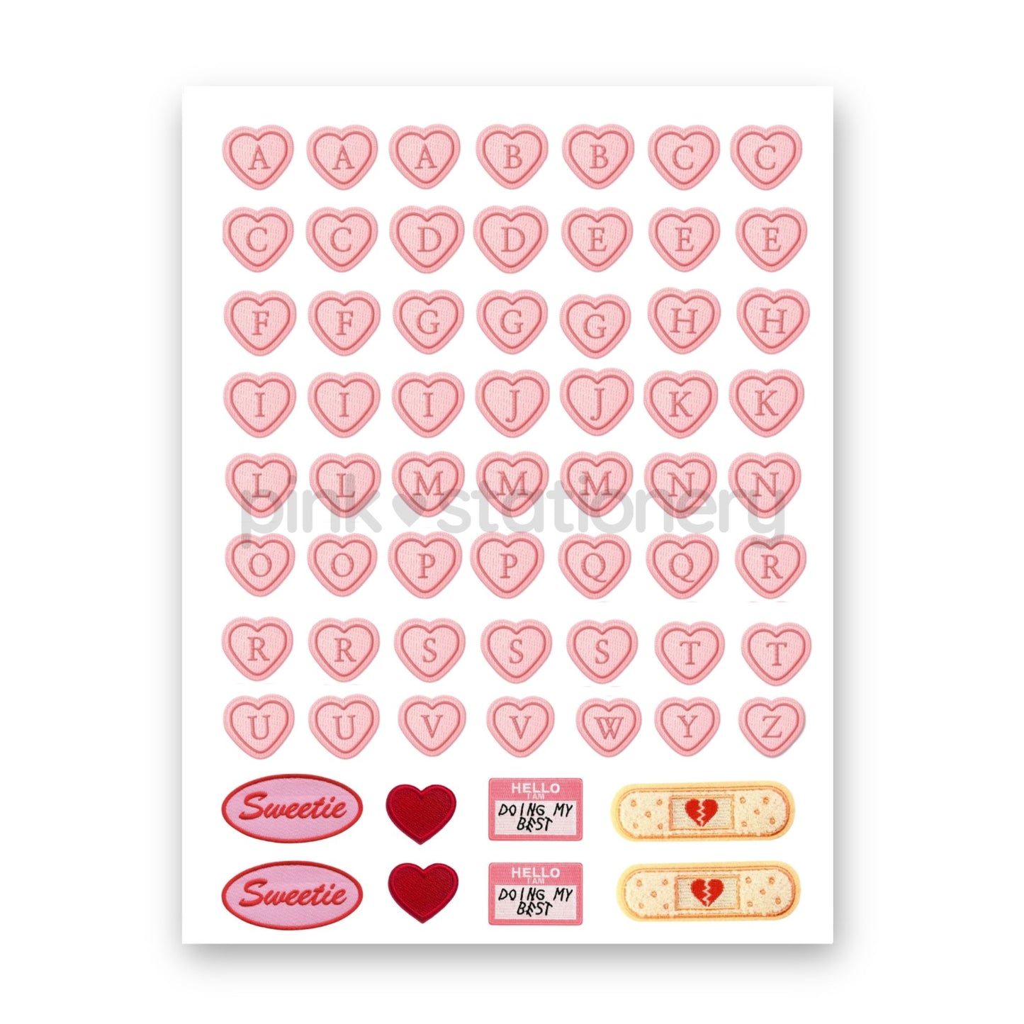 Planilla de Stickers