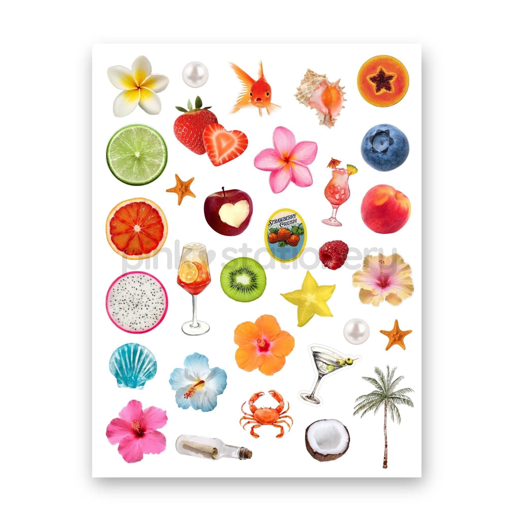 Planilla de Stickers (waterproof)