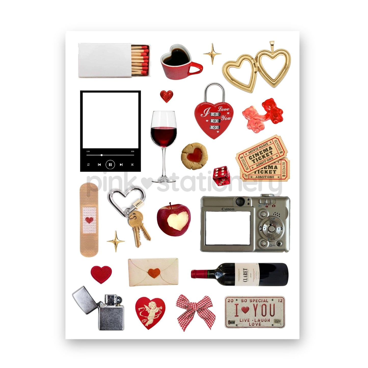 Planilla de Stickers