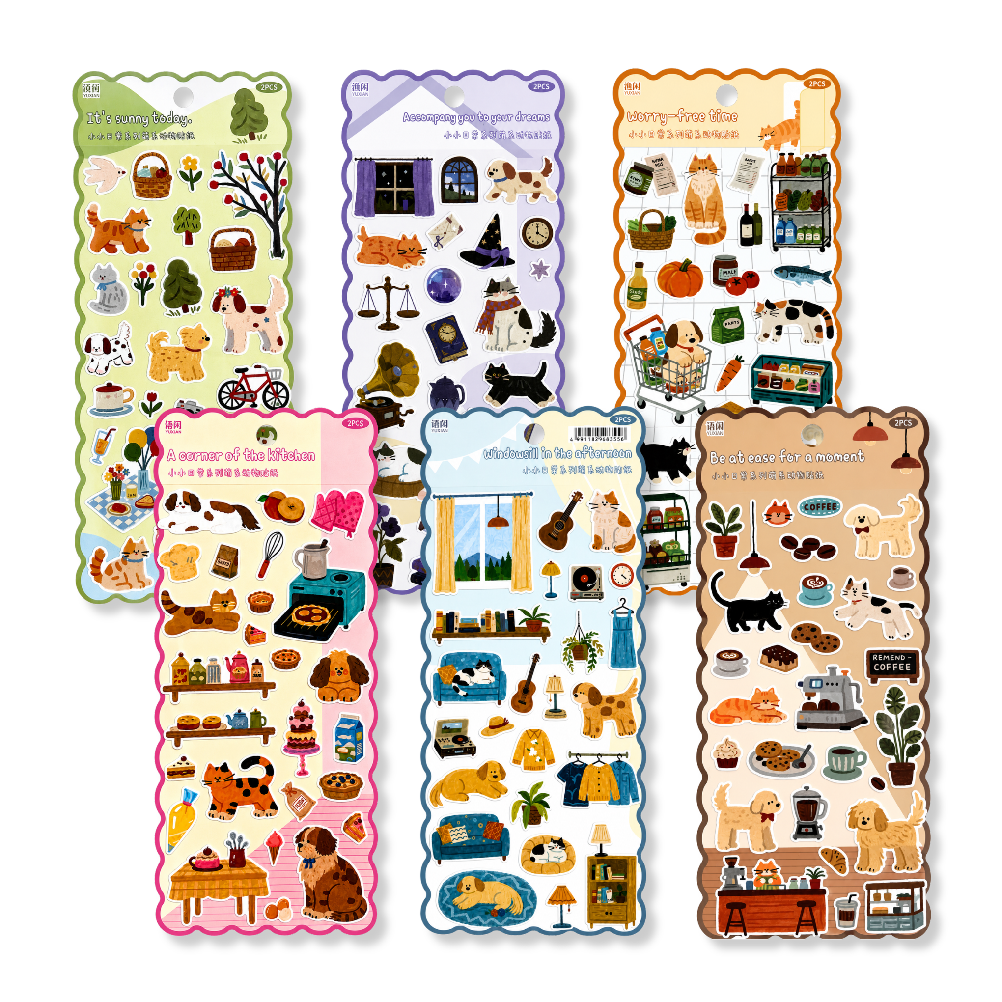 Stickers cats/dogs