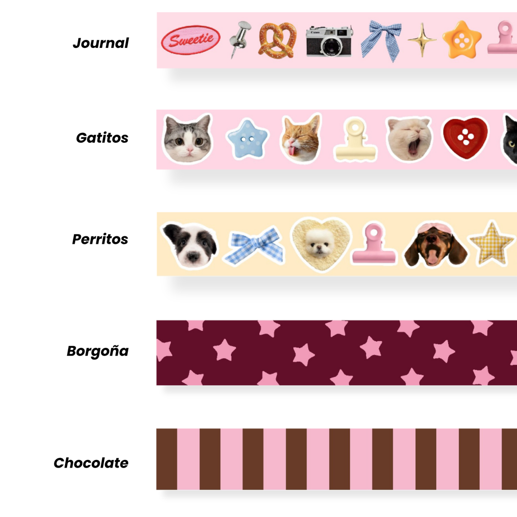 Cinta decorativa “washi tape”
