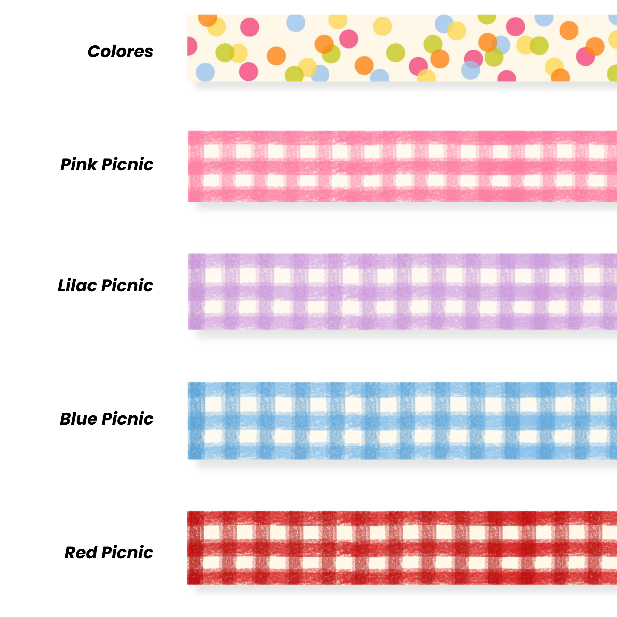 Cinta decorativa “washi tape”