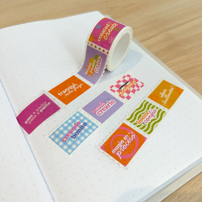 Washi Tape "Frases Poderosas"