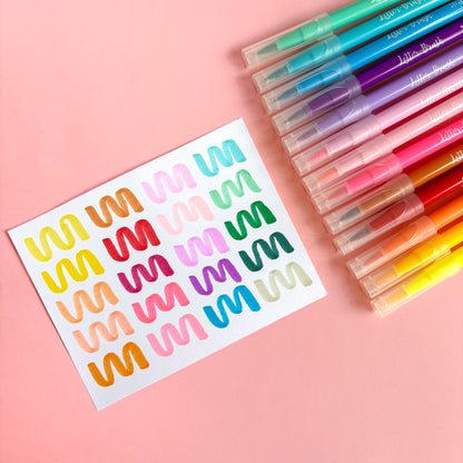 Plumones Lettering Brush INDRA