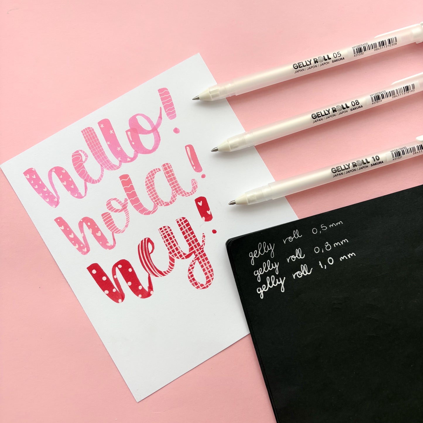 Gelly Roll pluma blanca