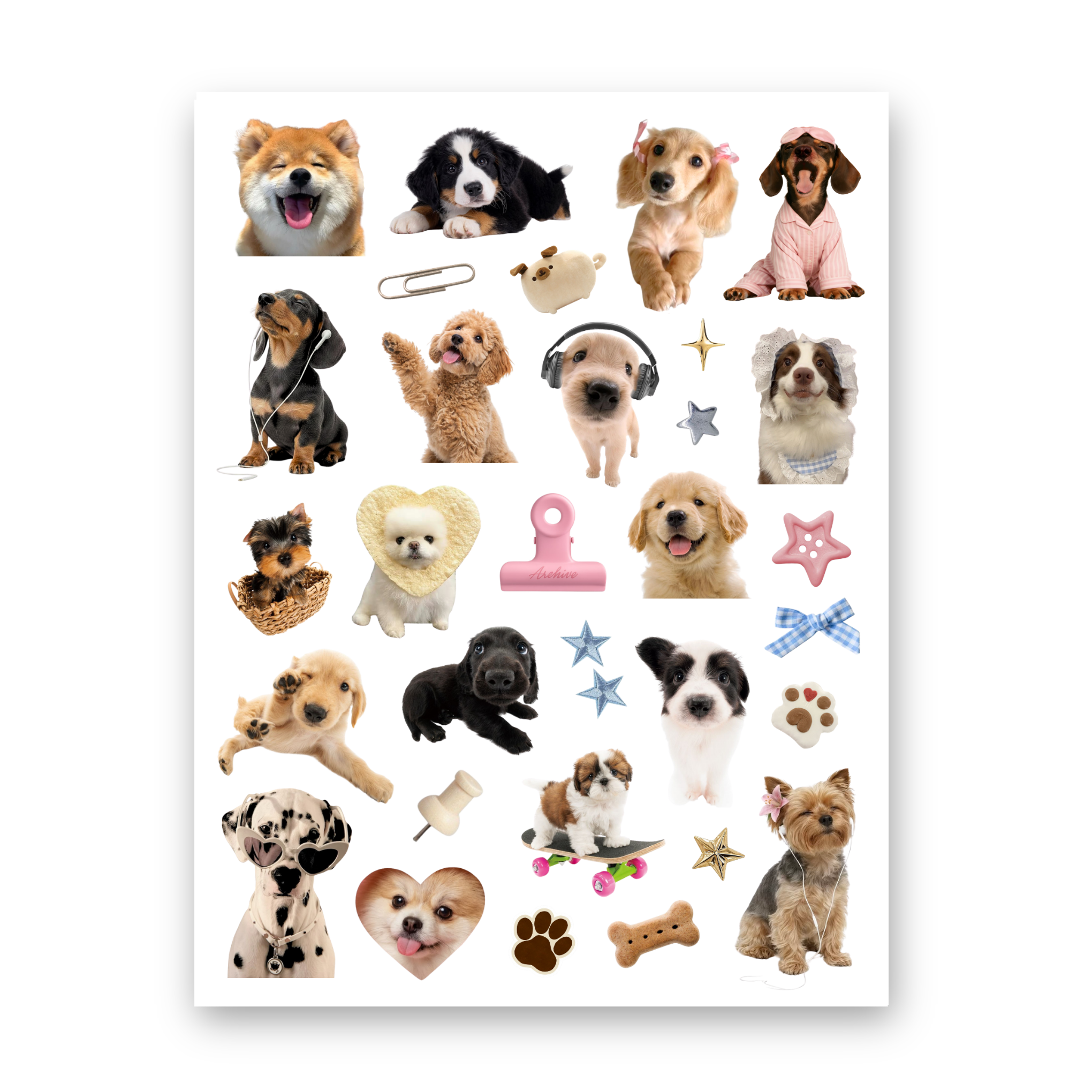Planilla de Stickers (waterproof)