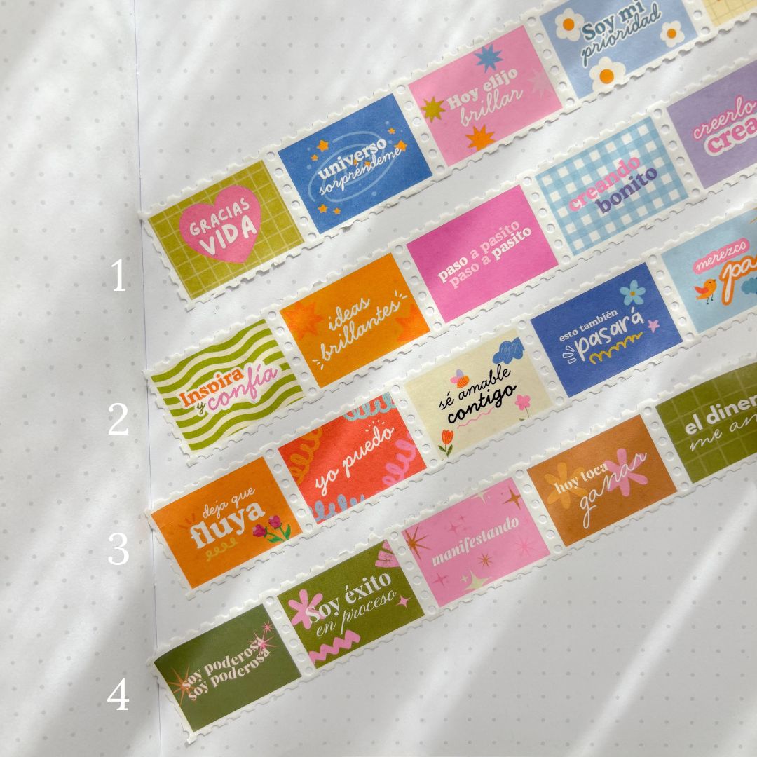 Washi Tape "Frases Poderosas"