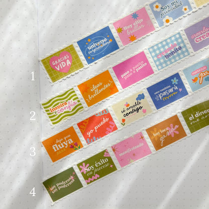Washi Tape "Frases Poderosas"