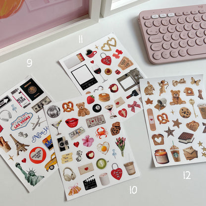 Planilla de Stickers