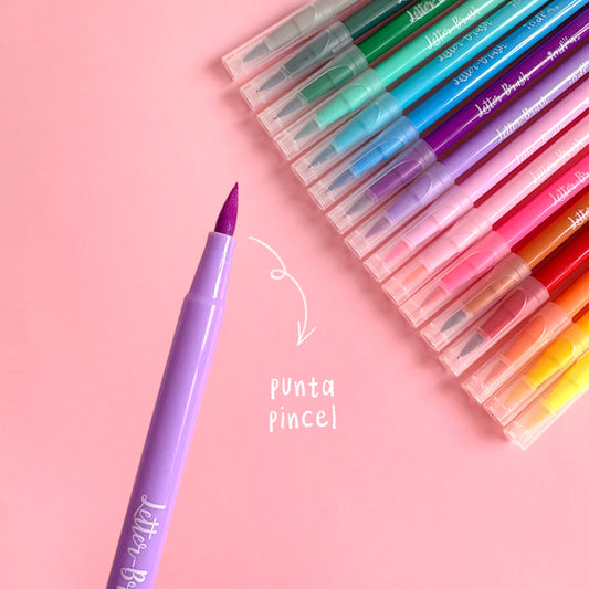 Plumones Lettering Brush INDRA