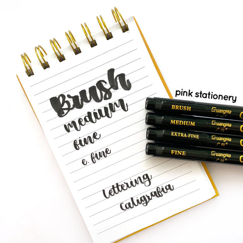 Plumones DOT Pen doble punta – Pink Stationery